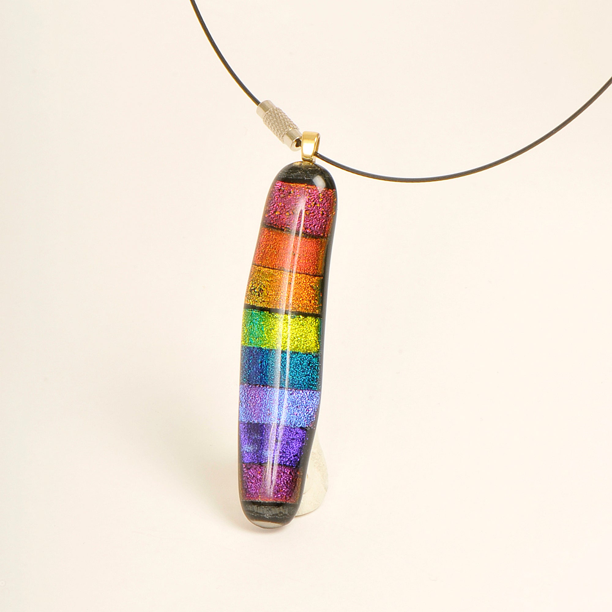 Rainbow glass store pendant